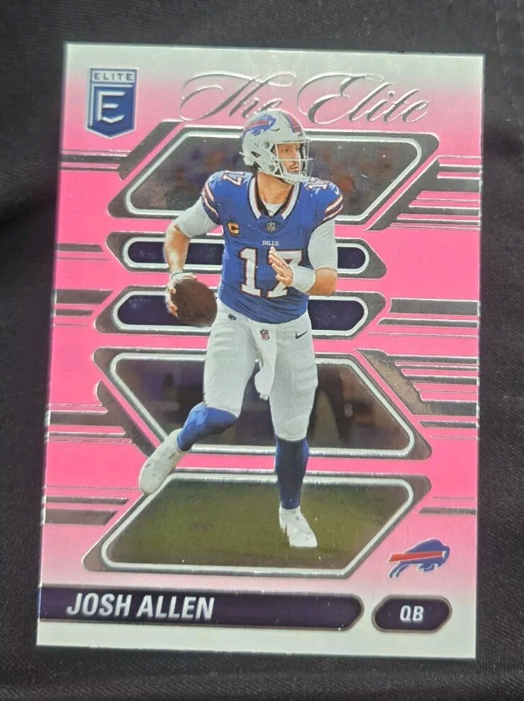 Josh Allen 2024 Panini Donruss Elite Football The Elite Pink Parallel Ray Davis
