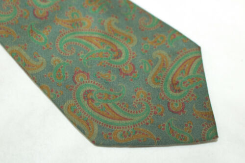 Corbata de seda ERMENEGILDO ZEGNA hecha en Italia F60940 - Imagen 1 de 4