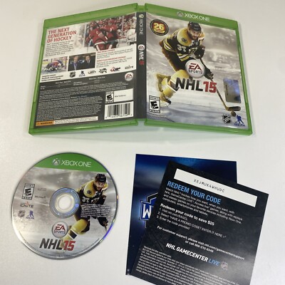 NHL 15 (Microsoft Xbox One, 2014) Tested Works Great - EA Sports - Hockey