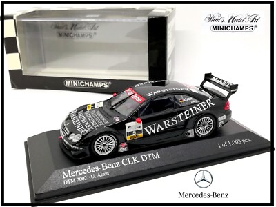  ️MERCEDES BENZ CLK AMG 2002 DTM Coupe ALZEN Team WARSTEINER MINICHAMPS - 1/43 ️