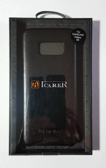 Samsung Galaxy S8 Genuine Leather Wallet handmade by Icarer in Red UK seller — 第 4/4 张图片