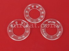 Alfa Romeo Giulia Giulietta Spider 750 101 Dashboard Gauge Lens Set New