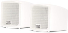 Acoustic Audio AA321W Mountable Indoor Speakers 400 Watts White Bookshelf Pair