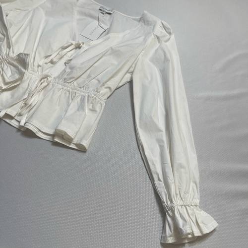 NWT Lucy Paris Kilala Contrast White Top Size XS New - Picture 10 of 12