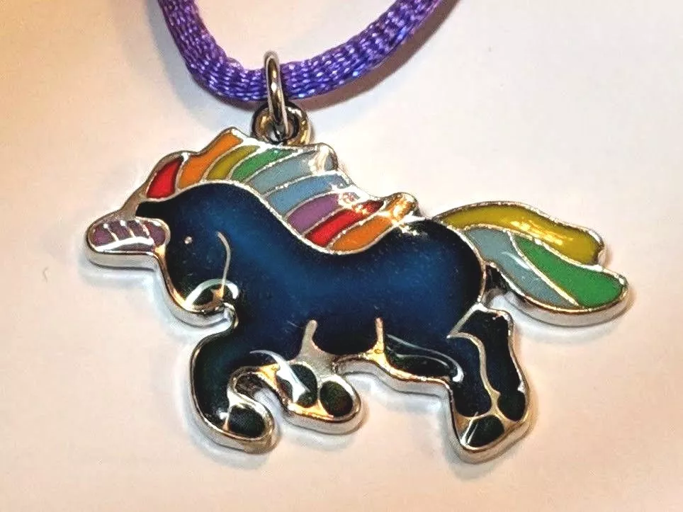 Unicorn mood necklace deals