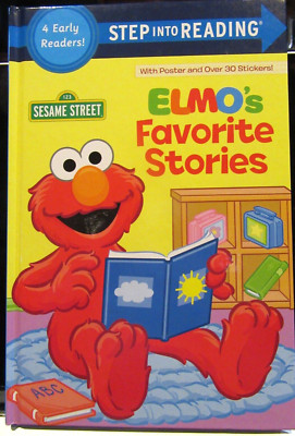 Elmo's Favorite Stories NEW Harcover Step Into Reading 4 Early Readers in One