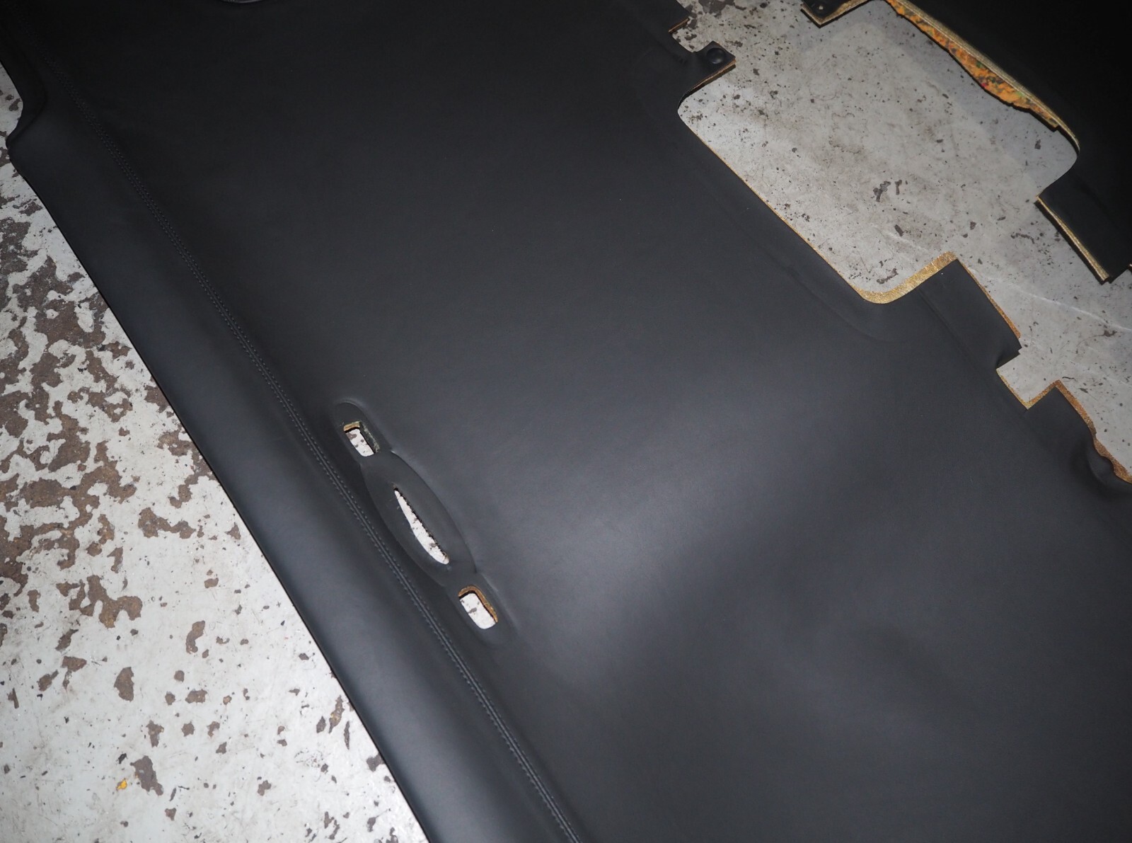 2006-2012 Bentley Flying Spur Left & Right Main Headliner Trim Beluga Black OEM