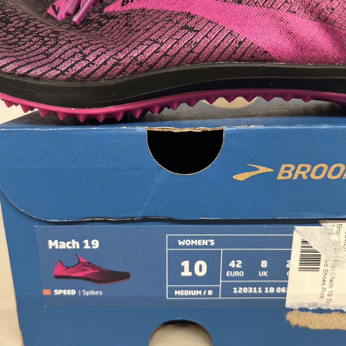 NEW Brooks Mach 19 Speed NO Spikes 120311 1B 063 Women's size 10