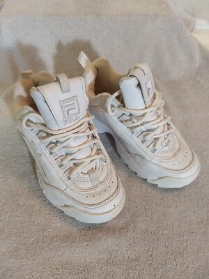 Disruptor Fila Shoes In White Color Fila Kids Disruptor II Triple