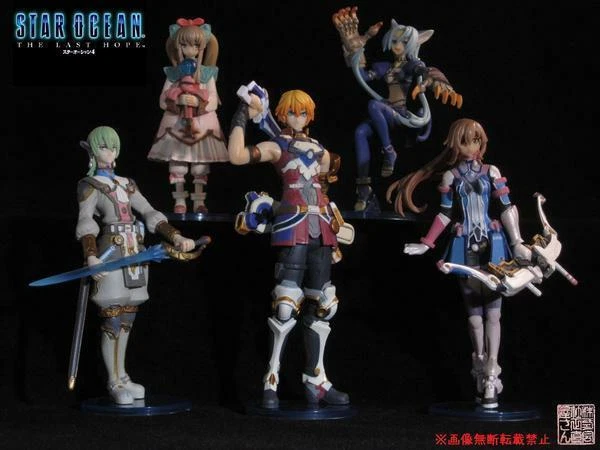 Star Ocean The Last Hope Trading Arts Complete 5 pcs (CIB)