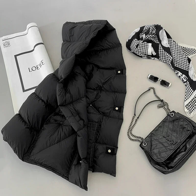 Light White Duck Down Women Bread Down Jacket Sleeveless Outwear eBay