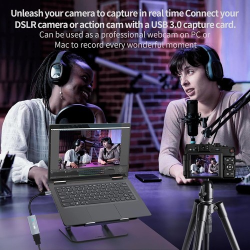Wide Compatibility 4K HDMI Capture Card for Streaming, Video Conferencing & More - Bild 6 von 14