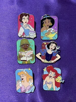 Full Set - Disney Princess Expression Blind Box Pins - NEW