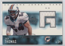 2003 Upper Deck UD Game Jersey Zach Thomas #GJ-ZT HOF 2z8