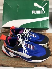 PUMA Thunder 4 Life Lace Up Mens US Sz 9 Blue Sneakers Casual Shoes 36947101 New