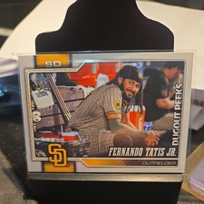 2026 Topps Series 1 Celebrations Fernando Tatis Jr. Dugout Peeks #333