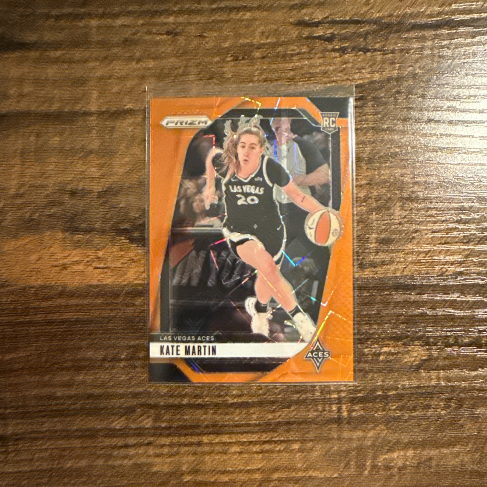2024 Panini Prizm WNBA - Kate Martin #126 Orange Velocity Prizm (RC)