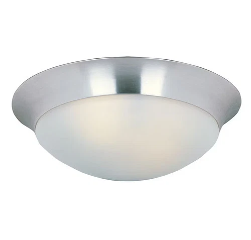 Maxim 5852FTSN Essentials 16.5" 3-Light Flush Mount in Satin Nickel - Picture 1 of 2