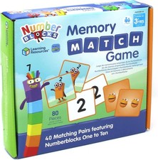 Image of Numberblocks Memory Match Game by Learning Resources -Ages 3 + - Educational Toy