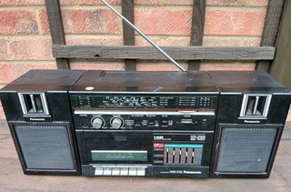 Vintage Panasonic RX C36 Portable Stereo Radio Cassette Player spares/repairs