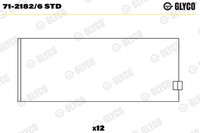 Pleuellager Glyco 71-2182/6 STD FüR BMW E28 E23 E12 E24 E34 2500 E3 E32 6Er 7Er