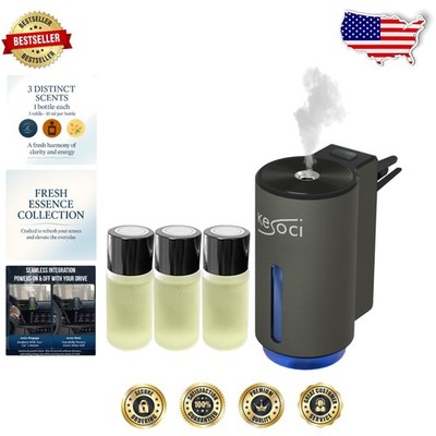 Revolutionary Smart Car Air Freshener - 10ml Exclusive Fragrances, Rechargeable
