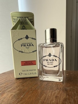Prada Infusion De Rhubarbe Eau De Parfum 7.5ml Mini Travel Size With Box 