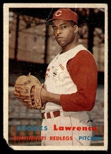 1957 Topps Brooks Lawrence Cincinnati Reds #66