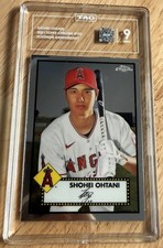 2021 Topps Chrome Platinum Anniversary Shohei Ohtani #192 PSA 9
