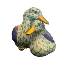 HEREND LOVING DUCKS FOR YOUR VALENTINE-BEAUTIFUL PIECE GOOD INVESTMENT TOP NAME.