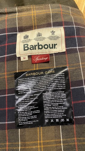 Barbour Herren Classic Sylkoil Stud On Leggings Oliv. Langes Bein Größe M. - Bild 2 von 12