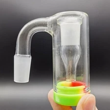 90° Glass Ash Catcher Shower Head for Smoking Pipe Water Bong Hookah Accessories