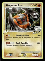 Rhyperior E4 32/111 Rising Rivals Holo Rare Deck Exclusives