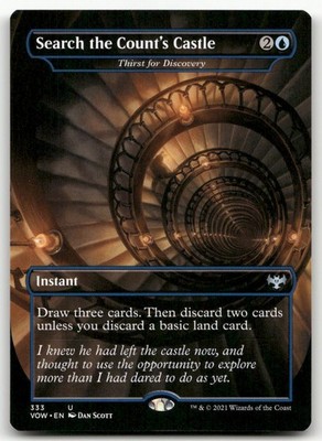 Search the Count's Castle - Thirst for Discovery #333 NM Crimson Vow Magic MTG