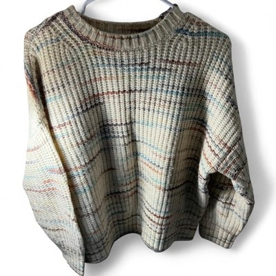 Soft and cozy American Eagle cable knit sweater - colorful and versatile 