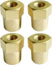 Battery Terminal Adapter 38-16 Female Brass Post Extension Studs 4 Pack