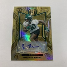 Zonovan Knight 2022 Panini Gold Standard 153/199 Auto Rookie RC #148 Jets
