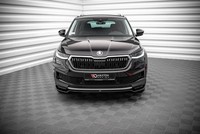 Maxton Design Frontlippe V.2 Passend FüR Skoda Kodiaq Mk1 Fl Schwarz Hochglanz
