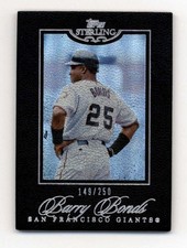 BARRY BONDS 2006 TOPPS STERLING #18 RARE BASE CARD SP #149/250 BF9292