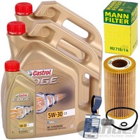Castrol 5W30 ÖL+Mann ÖLfilter FüR Mercedes Vito Viano W639 Sprinter V-G Klasse