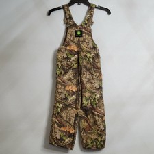 John Deere Youth Size 6 Camouflage Overalls Mossy Oak Adjustable Bib Hunting