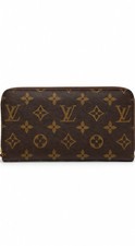 Louis Vuitton Monogram M60017 Portafoglio con Cerniera Borsa Rotonda - Marrone