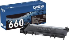 Genuine Brother TN 660 High Yield laser Toner Cartridge, Black,Japan