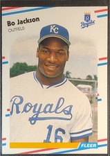 1988 Fleer BO JACKSON #260 Kansas City Royals, Chicago White Sox MNT Gradable