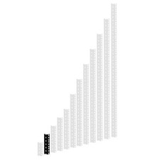 Adam Hall 61535B3 61535 B3 3U Fixing Guides