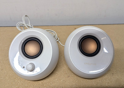 Creative Pebble Modern 2.0 USB Desktop Speakers - White