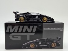Mini GT Lamborghini Countach LB-WORKS Black 1081 1/64 OPEN