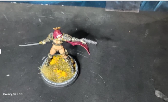 miniaturas pintadas para warhammer 40k adepta sororitas Pinup - Imagem 4 de 4