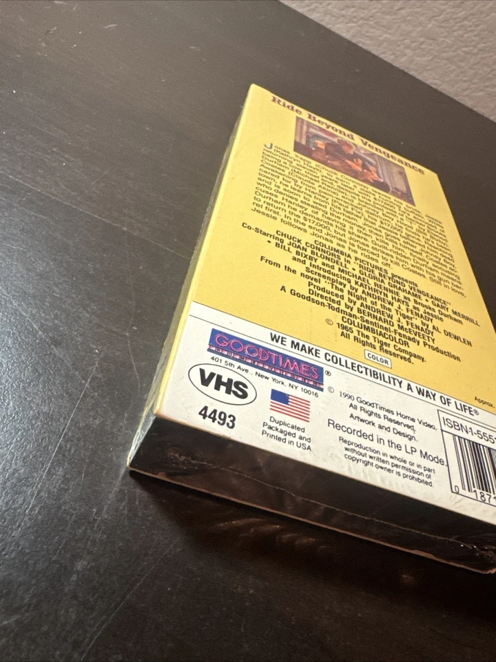Ride Beyond Vengeance 1965 1990 Printing GoodTimes VHS New Sealed Chuck Connors - Image 3 of 4
