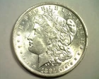 1891 MORGAN SILVER DOLLAR UNCIRCULATED UNC. NICE ORIGINAL COIN FROM BOBS COINS